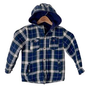 Mayoral Boy’s Plaid Quilted Flannel Coat/Jacket Size 5